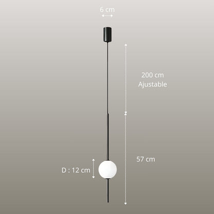 Suspension aérienne et lumineuse