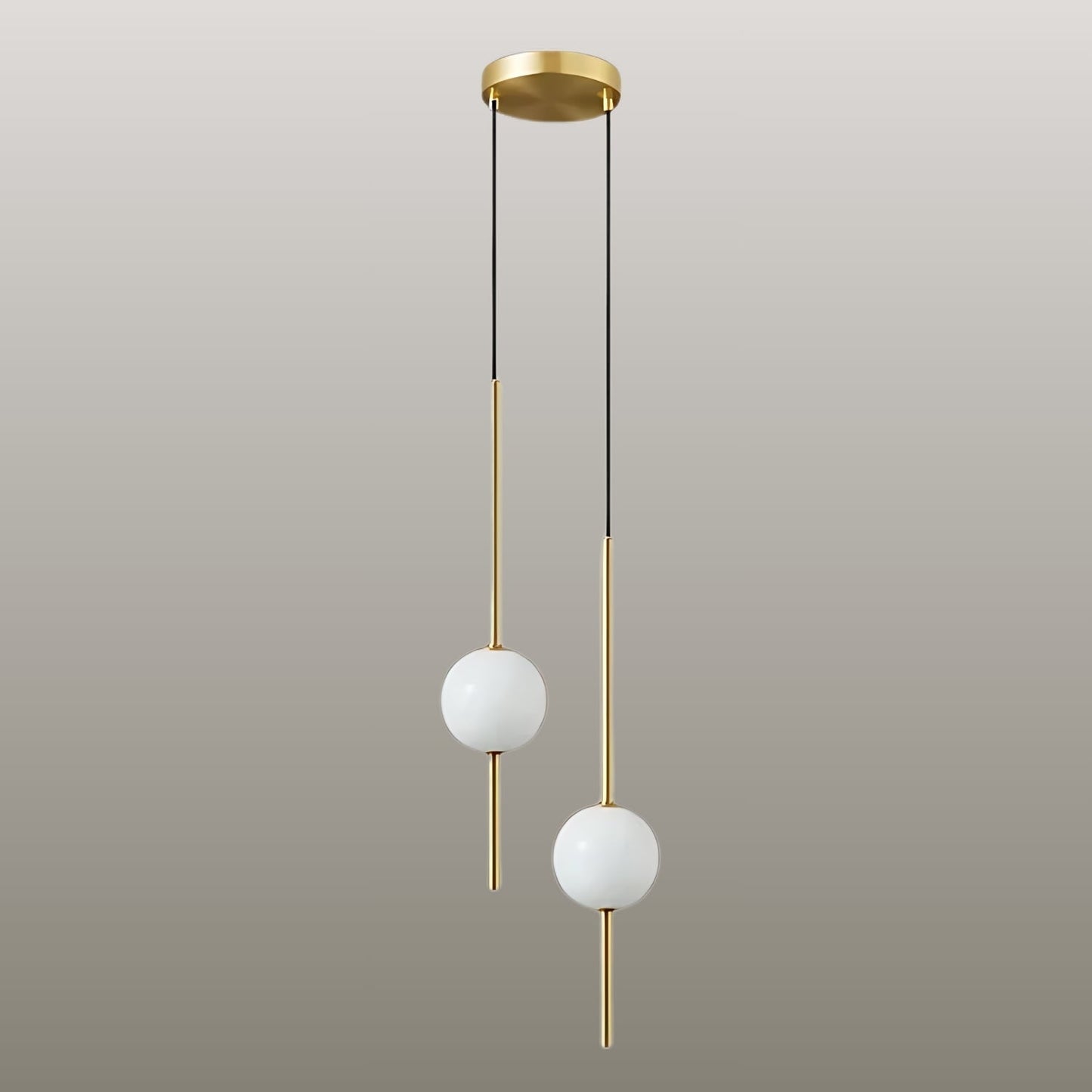 Suspension aérienne et lumineuse