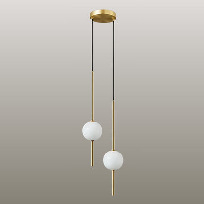 Suspension aérienne et lumineuse