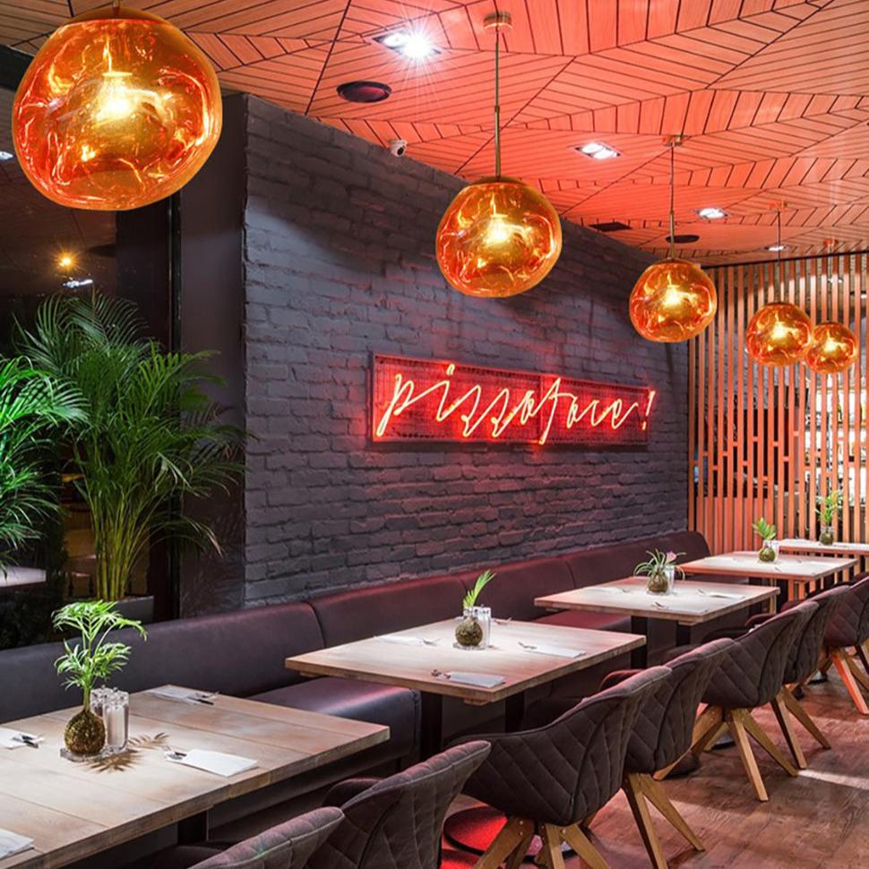 Veyra Suspension Verre Teinté Moderne