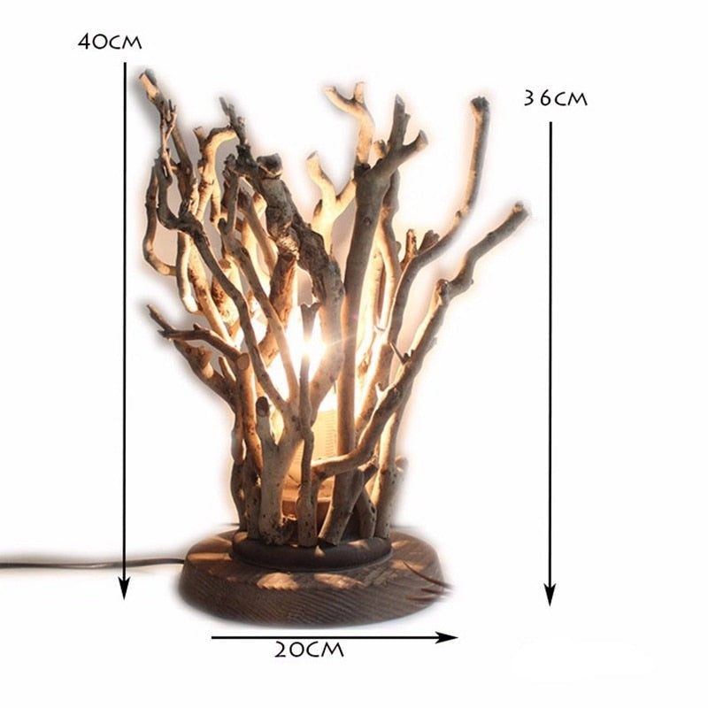 Lampe Style Arbre