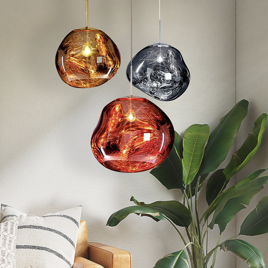 Veyra Suspension Verre Teinté Moderne