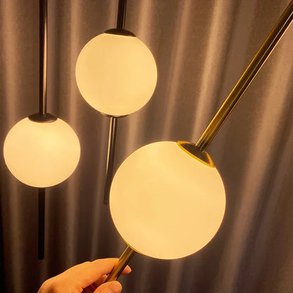 Suspension aérienne et lumineuse