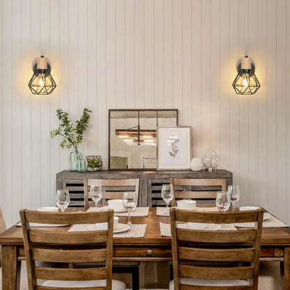 Lampe Murale Cage Design