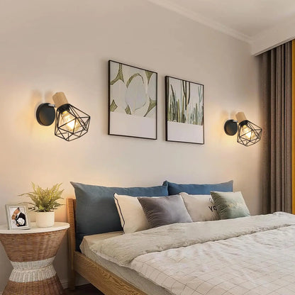 Lampe Murale Cage Design