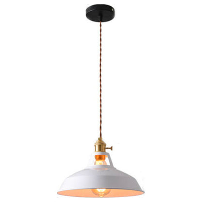 Suspension Luminaire Industrielle Faline blanc