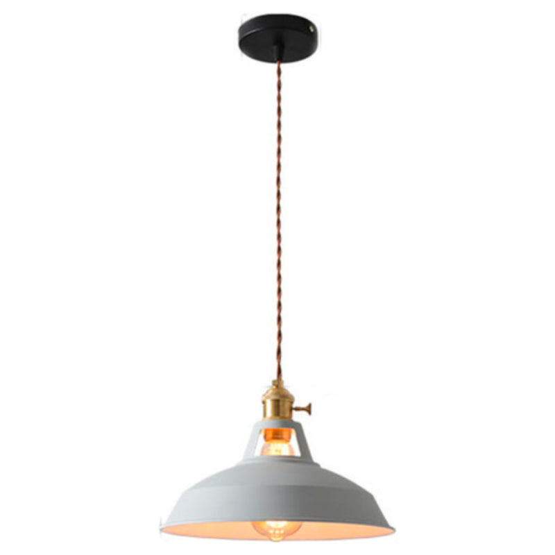 Suspension Luminaire Industrielle Faline gris