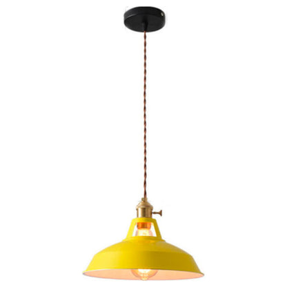 Suspension Luminaire Industrielle Faline jaune